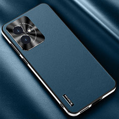 Coque Luxe Cuir Housse Etui AT2 pour Huawei Honor 100 5G Bleu