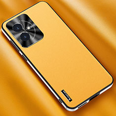 Coque Luxe Cuir Housse Etui AT2 pour Huawei Honor 100 5G Jaune