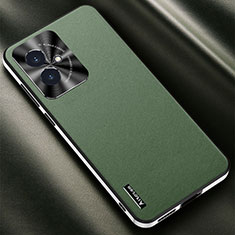 Coque Luxe Cuir Housse Etui AT2 pour Huawei Honor 100 5G Vert