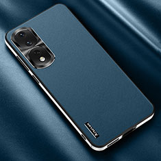 Coque Luxe Cuir Housse Etui AT2 pour Huawei Honor 90 Pro 5G Bleu