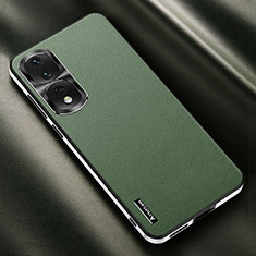 Coque Luxe Cuir Housse Etui AT2 pour Huawei Honor 90 Pro 5G Vert