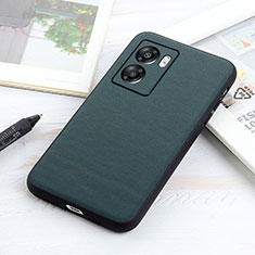 Coque Luxe Cuir Housse Etui B01H pour OnePlus Nord N300 5G Vert