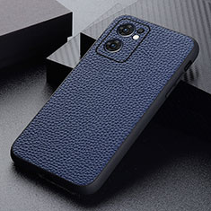 Coque Luxe Cuir Housse Etui B02H pour OnePlus Nord CE 2 5G Bleu