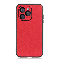 Coque Luxe Cuir Housse Etui B03H pour Huawei Honor 60 SE 5G Rouge