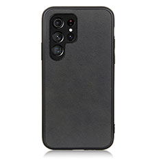 Coque Luxe Cuir Housse Etui B03H pour Samsung Galaxy S21 Ultra 5G Noir