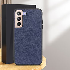 Coque Luxe Cuir Housse Etui B03H pour Samsung Galaxy S25 5G Bleu