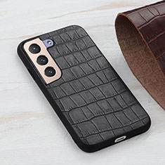 Coque Luxe Cuir Housse Etui B04H pour Samsung Galaxy S25 Plus 5G Noir