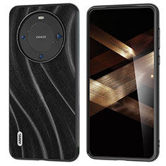 Coque Luxe Cuir Housse Etui B05H pour Huawei Mate 60 Noir