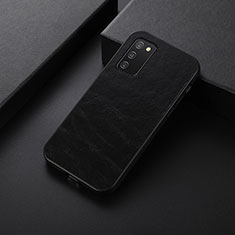 Coque Luxe Cuir Housse Etui B05H pour Samsung Galaxy M02s Noir