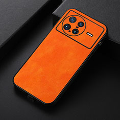 Coque Luxe Cuir Housse Etui B06H pour Vivo X Note Orange