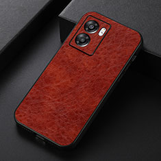 Coque Luxe Cuir Housse Etui B07H pour OnePlus Nord N300 5G Marron