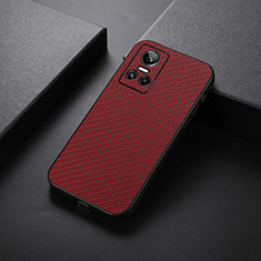 Coque Luxe Cuir Housse Etui B07H pour Realme GT Neo3 5G Rouge