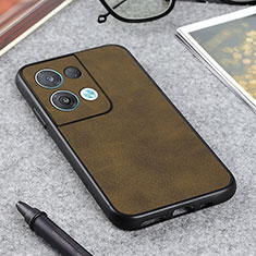 Coque Luxe Cuir Housse Etui B08H pour Oppo Reno8 Pro 5G Vert