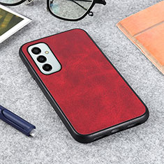 Coque Luxe Cuir Housse Etui B08H pour Samsung Galaxy M23 5G Rouge