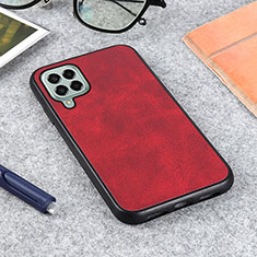 Coque Luxe Cuir Housse Etui B08H pour Samsung Galaxy M33 5G Rouge