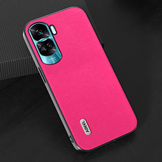 Coque Luxe Cuir Housse Etui BH2 pour Huawei Honor 90 Lite 5G Rose Rouge