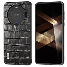 Coque Luxe Cuir Housse Etui BH4 pour Huawei Mate 60 Pro Noir