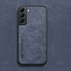 Coque Luxe Cuir Housse Etui C02 pour Samsung Galaxy S23 5G Bleu