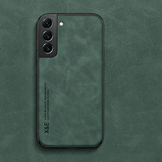 Coque Luxe Cuir Housse Etui C02 pour Samsung Galaxy S23 5G Vert