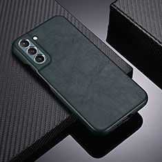 Coque Luxe Cuir Housse Etui C06 pour Samsung Galaxy S21 5G Vert