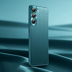 Coque Luxe Cuir Housse Etui C07 pour Samsung Galaxy S21 FE 5G Vert