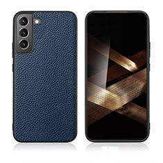 Coque Luxe Cuir Housse Etui C08 pour Samsung Galaxy S25 5G Bleu