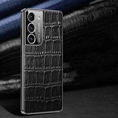 Coque Luxe Cuir Housse Etui C09 pour Samsung Galaxy S21 FE 5G Noir