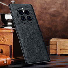 Coque Luxe Cuir Housse Etui DL3 pour Huawei Mate 50 Pro Noir