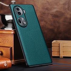 Coque Luxe Cuir Housse Etui DL3 pour Oppo Reno11 Pro 5G Cyan
