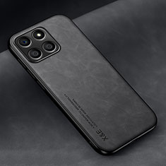 Coque Luxe Cuir Housse Etui DY1 pour Huawei Honor X6S Noir