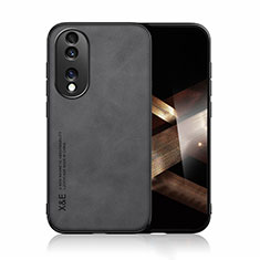 Coque Luxe Cuir Housse Etui DY1 pour Huawei Honor X7b Noir