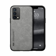 Coque Luxe Cuir Housse Etui DY1 pour Oppo A74 4G Gris