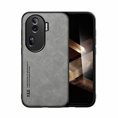 Coque Luxe Cuir Housse Etui DY1 pour Oppo Reno11 Pro 5G Gris