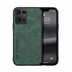 Coque Luxe Cuir Housse Etui DY1 pour Oppo Reno8 4G Vert