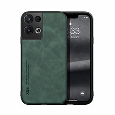 Coque Luxe Cuir Housse Etui DY1 pour Oppo Reno8 5G Vert