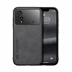Coque Luxe Cuir Housse Etui DY1 pour Xiaomi Poco M4 Pro 4G Noir