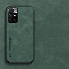 Coque Luxe Cuir Housse Etui DY1 pour Xiaomi Redmi 10 Prime (2022) Vert