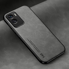 Coque Luxe Cuir Housse Etui DY2 pour Huawei Honor 90 Lite 5G Gris