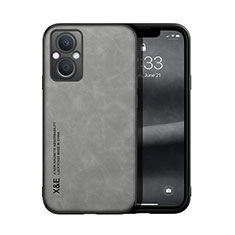 Coque Luxe Cuir Housse Etui DY2 pour Oppo Reno7 Z 5G Gris
