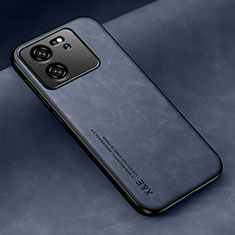 Coque Luxe Cuir Housse Etui DY2 pour Xiaomi Mi 13T Pro 5G Bleu