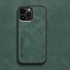 Coque Luxe Cuir Housse Etui DY3 pour Apple iPhone 12 Pro Vert