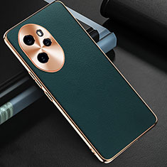 Coque Luxe Cuir Housse Etui GS2 pour Huawei Honor 100 Pro 5G Vert