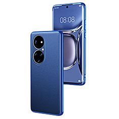 Coque Luxe Cuir Housse Etui GS2 pour Huawei P50 Pro Bleu