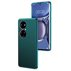 Coque Luxe Cuir Housse Etui GS2 pour Huawei P50 Pro Vert