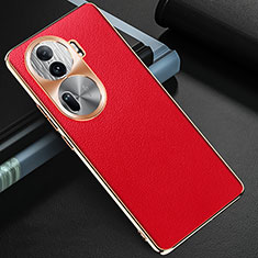 Coque Luxe Cuir Housse Etui GS2 pour Oppo Reno11 Pro 5G Rouge