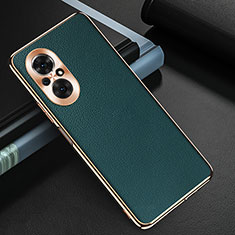 Coque Luxe Cuir Housse Etui GS3 pour Huawei Honor 50 SE 5G Vert