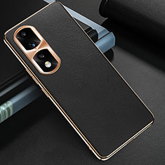 Coque Luxe Cuir Housse Etui GS3 pour Huawei Honor 90 Pro 5G Noir