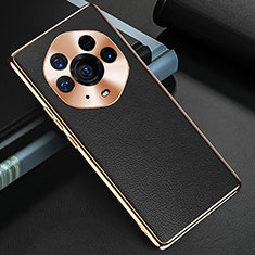 Coque Luxe Cuir Housse Etui GS3 pour Huawei Honor Magic3 Pro+ Plus 5G Noir
