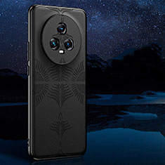 Coque Luxe Cuir Housse Etui GS4 pour Huawei Honor Magic5 5G Noir