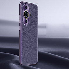 Coque Luxe Cuir Housse Etui JB2 pour Huawei Nova 11 Pro Violet
